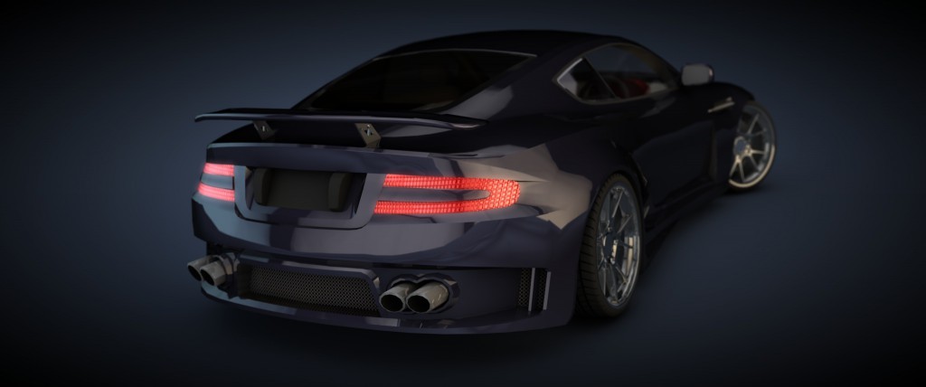  Aston Martin DB9 Back Side